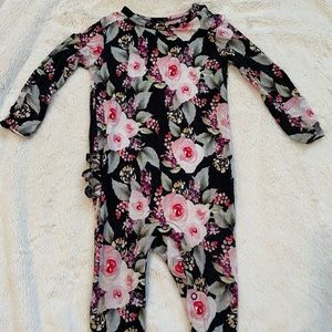 Posh Peanut floral pajamas 9-12mos